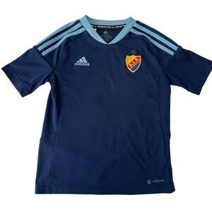 Miles Djurgarden D.I.F. Jersey Home Football Soccer Adidas Boy SZ S ( 9-10y)